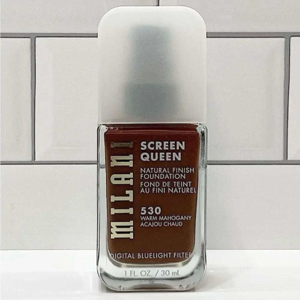Milani Cosmetics 530 Warm Mahogany Screen Queen Foundation